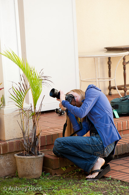 Photography student at the Hui Noeau Visual Arts Center