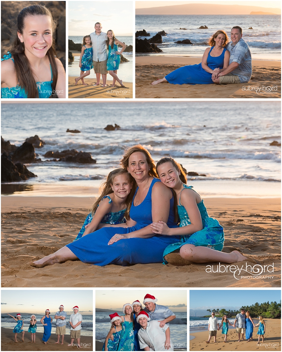 Holiday Family Portrait Session in Maui