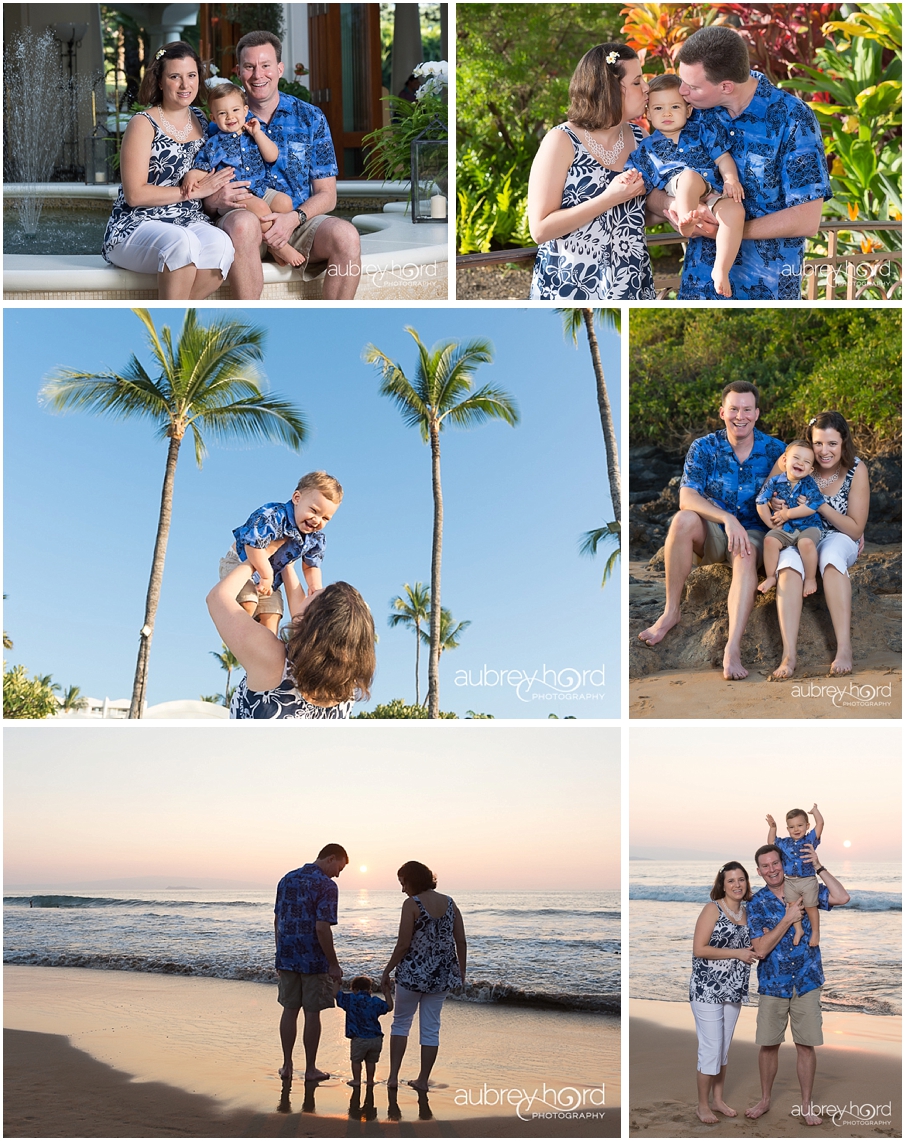 Maui Family Portrait Photography Session at the Fairmont Kea Lani