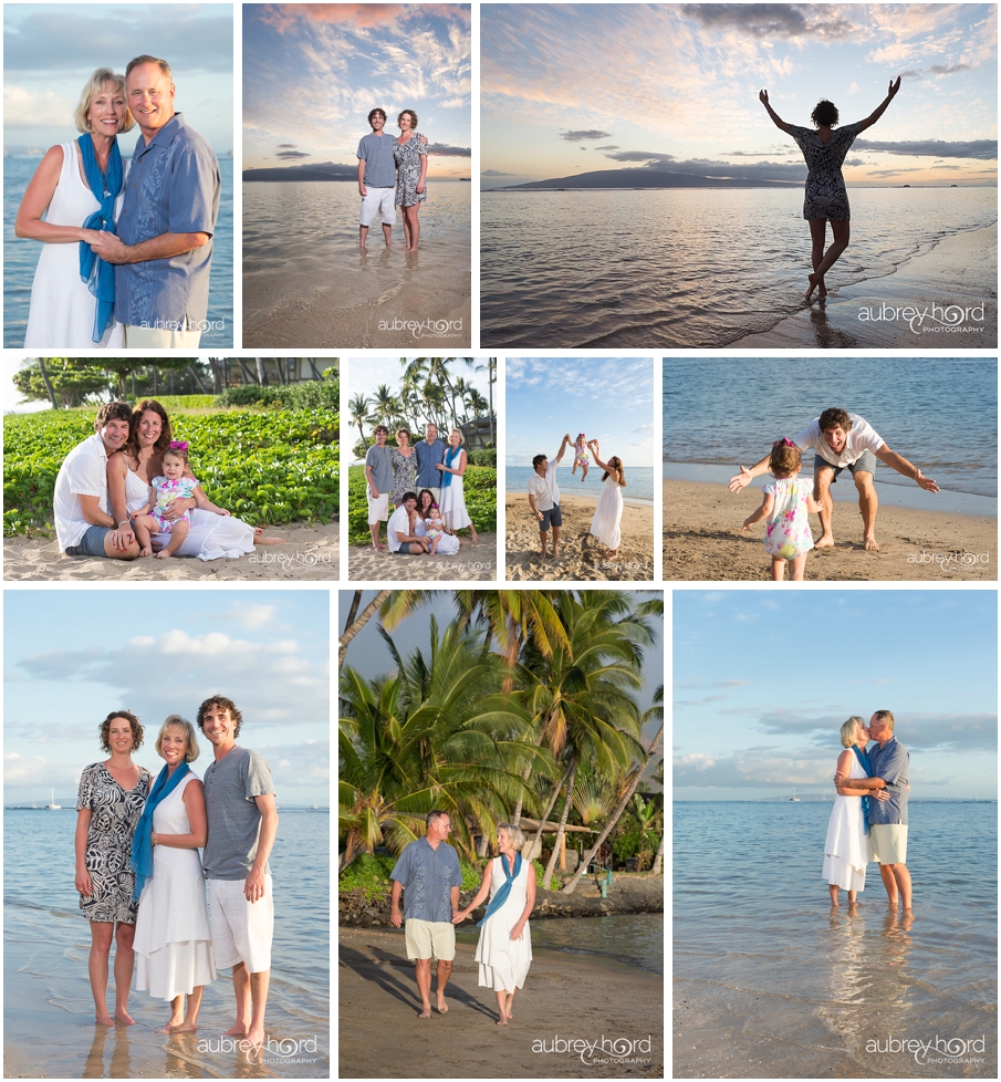 Maui Family Photography Session at Baby Beach in Lahaina
