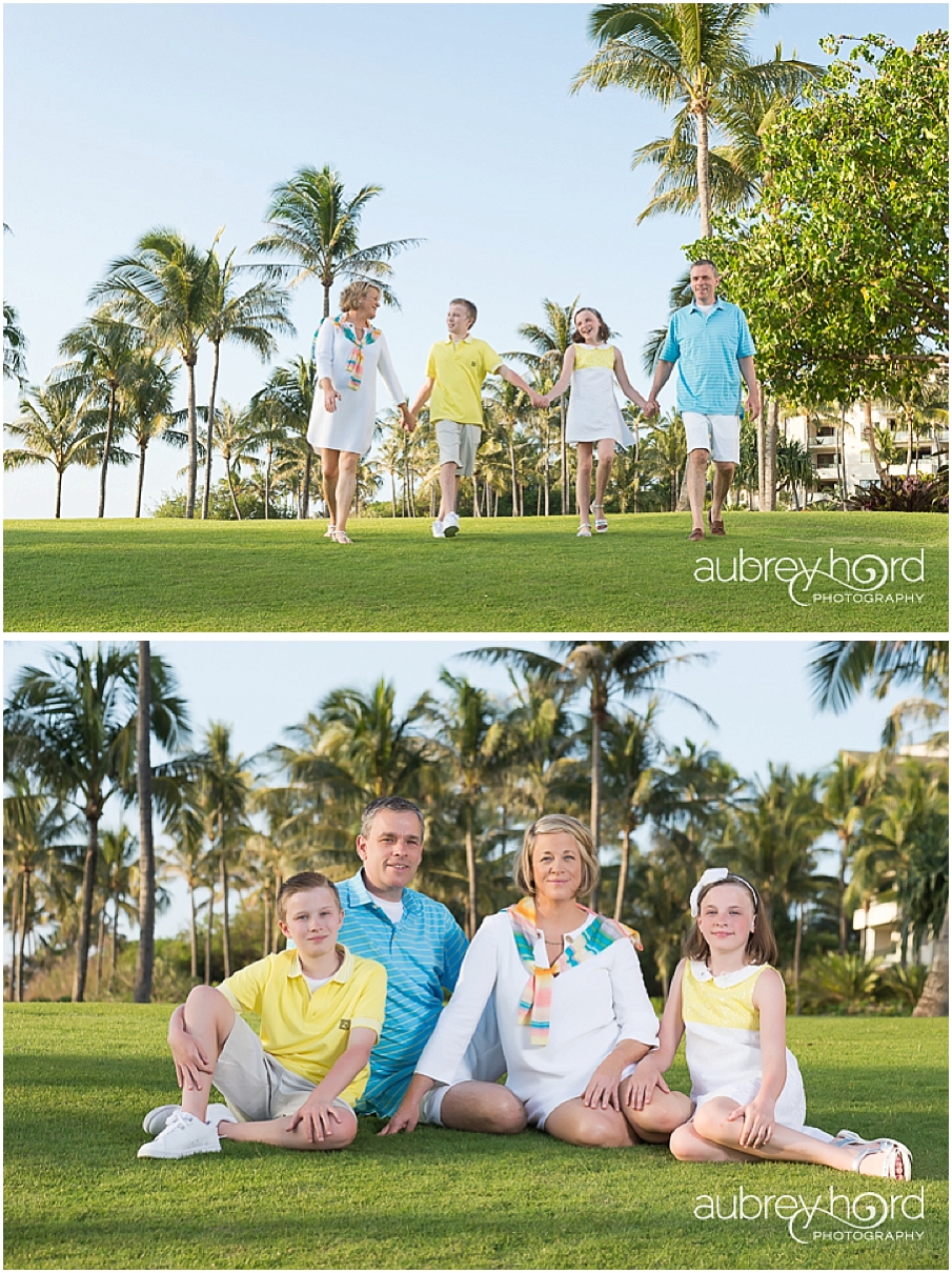 Maui Family Portrait Photography at Montage Kapalua