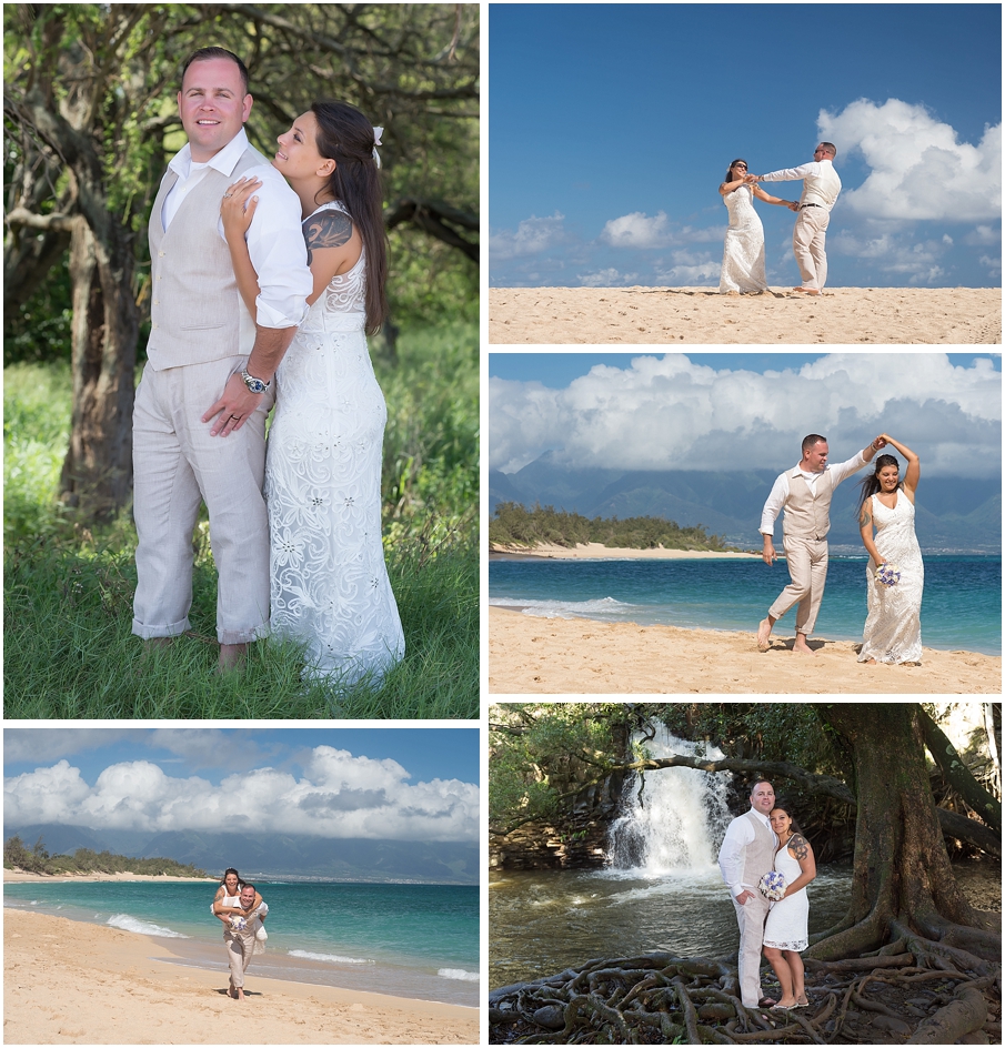 North Shore Newlywed Session in Maui Hawaii