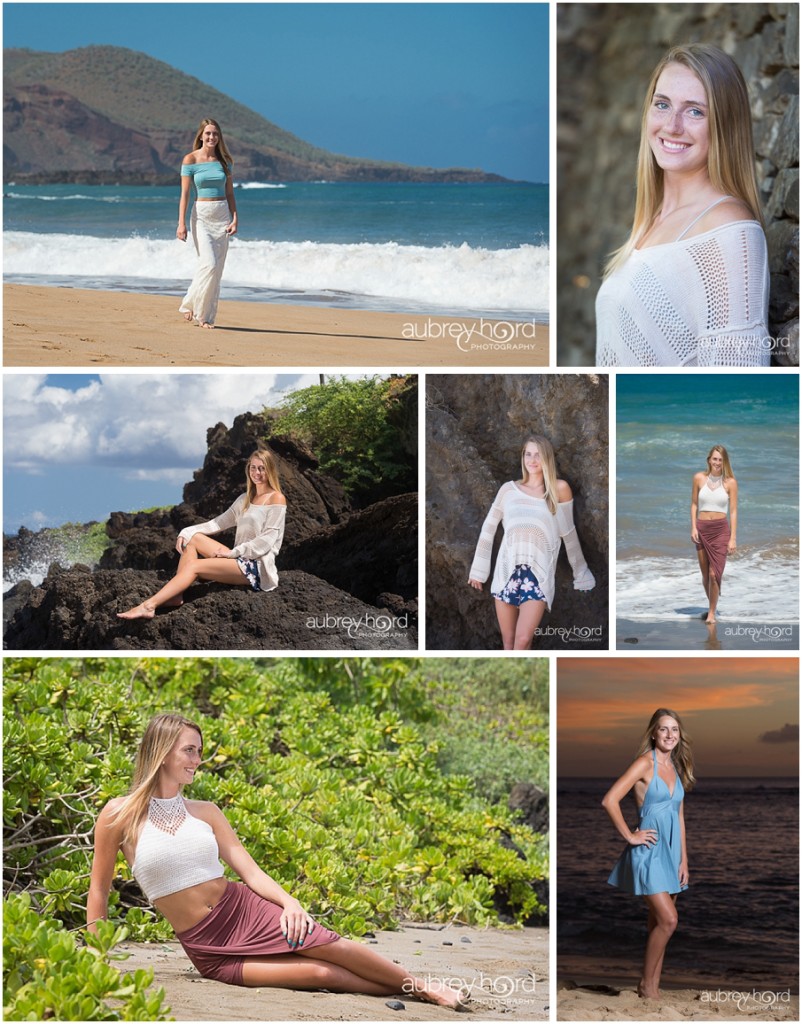 Senior Portraits on Maui in Wailea with Jacey by Aubrey Hord