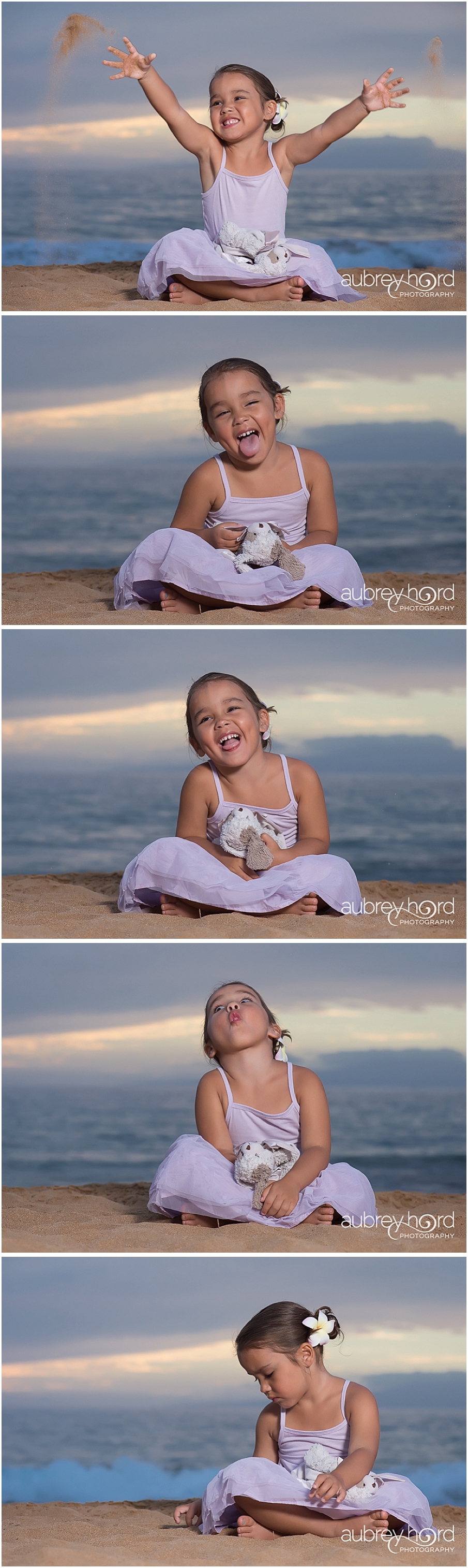 Fun Family Photo Session in Wailea by Maui Photographer Aubrey Hord