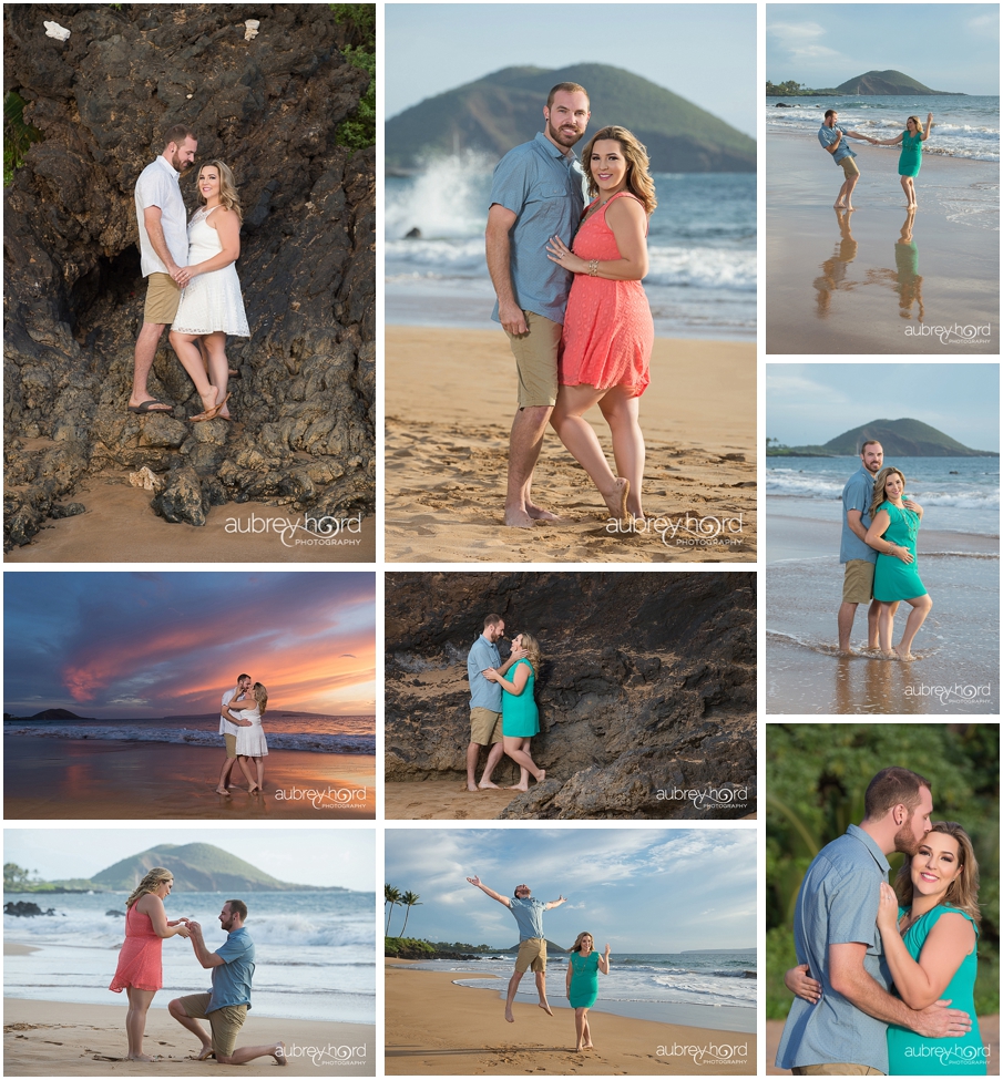 Sweet Maui Engagement Session in Wailea