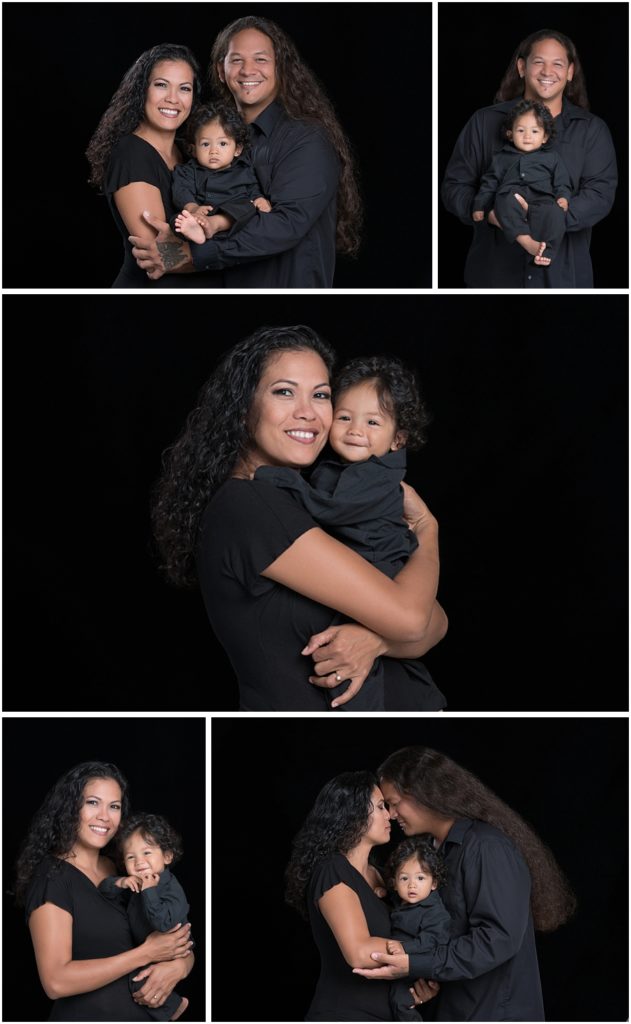Maui Family Portraits in Studio with the Argel Family by Aubrey Hord
