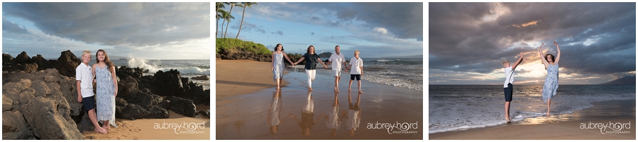 Maui Family Portraits at Changs Beach by Aubrey Hord