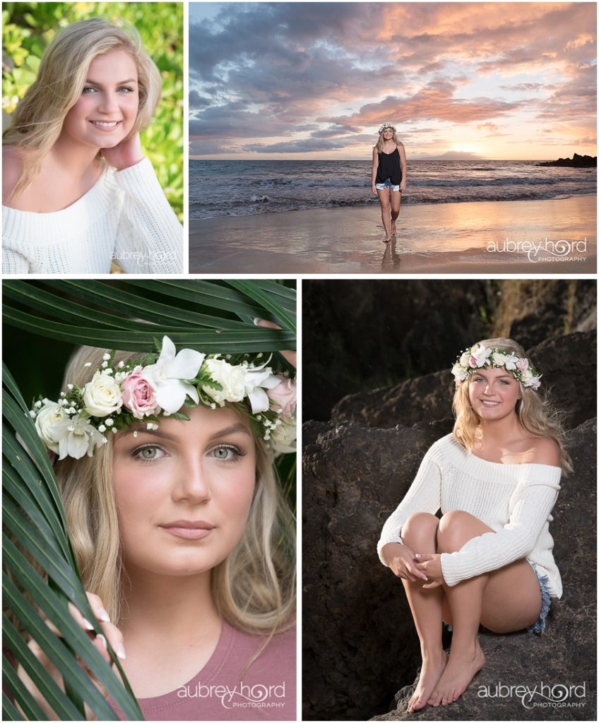 Maui Senior Portraits in Wailea with Skylar by Aubrey Hord
